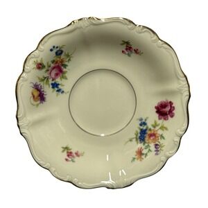 Rosenthal Pompadour Selb Germany Saucer Floral Gold Trim 5.75" Replacement